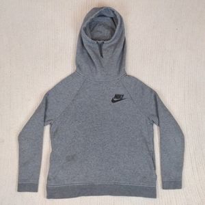 Nike Funnel Neck - Heather Grey Sweatshirt